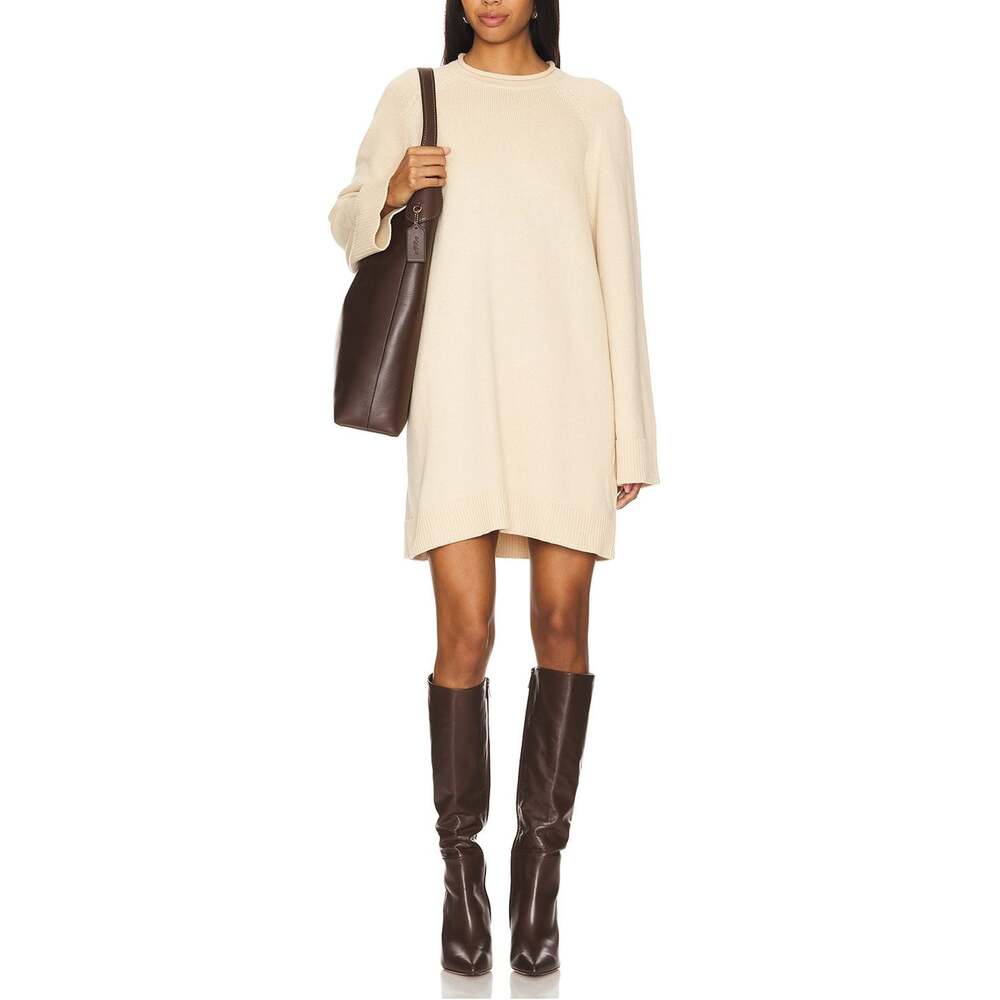 Lovers And Friends Cozy Beige Estel Sweater Dress Size XS